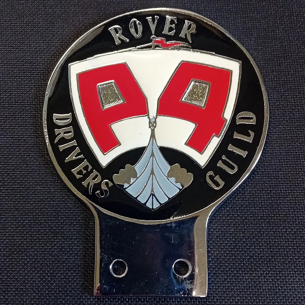 P4 Rover Drivers Guild car badge